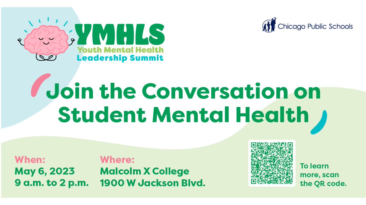 🚨 Calling all high school students! This Saturday, join the conversation on mental health at the Youth Mental Health and Leadership Summit. This event will include student-led workshops, a guest speaker, and a student art competition. Register today at bit.ly/40DQPaQ