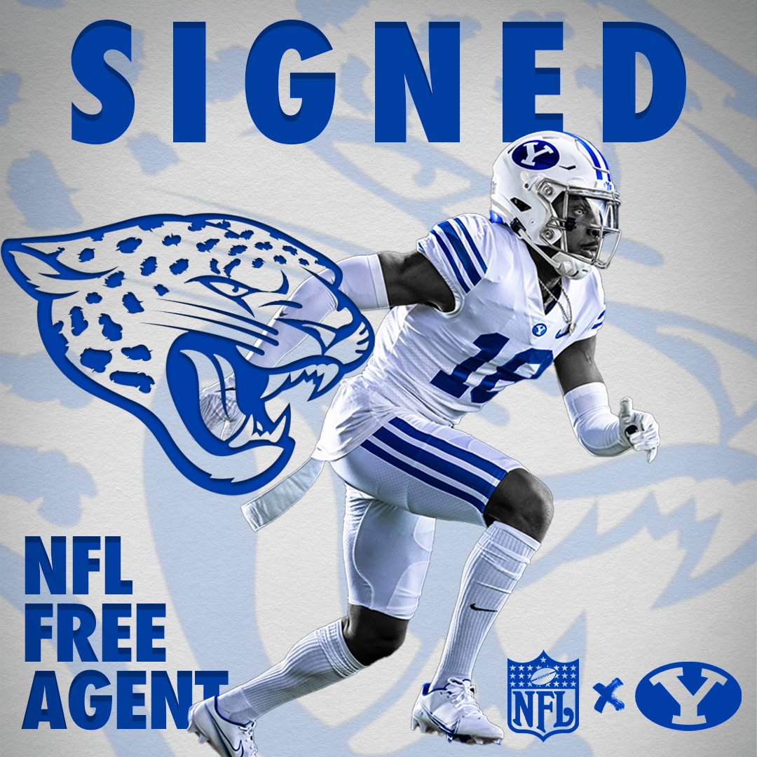 Congrats <a href="/King_Hayes001/">Kaleb Hayes</a>!

Jacksonville is lucky 🔥

#BYUSN | #NFLDraft
