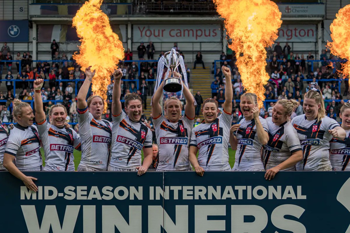 Women's Rugby League Mid-Season International at Warrington's Halliwell Jones Stadium. 

@England_RL 64-0 @FFRXIII

#EnglandRL #FranceRL #England
#France #RugbyLeague #RL #WomensRugbyLeague #Warrington

More 📸 👇

mpsportsphotography.smugmug.com/England-Rugby-…