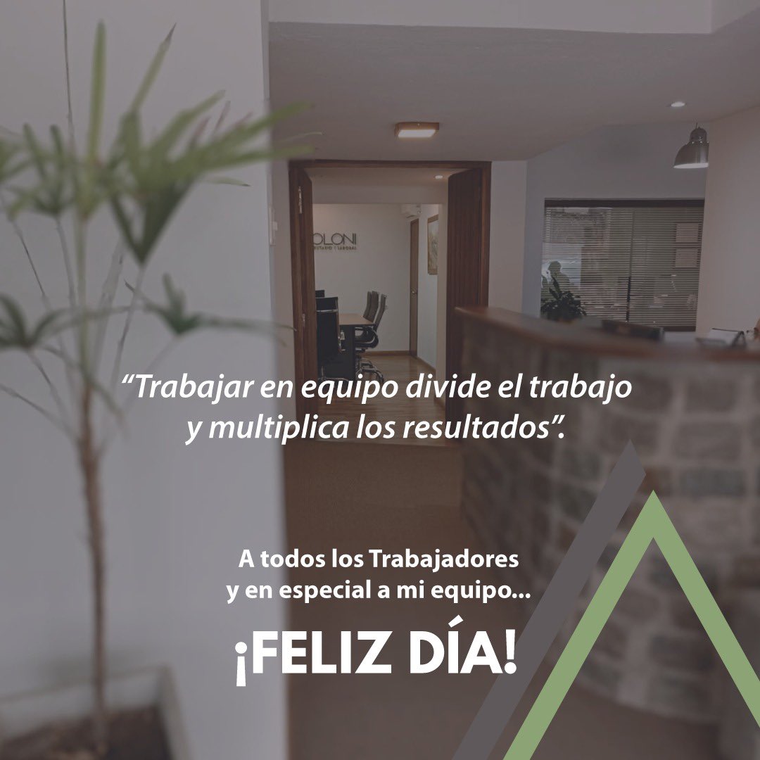 estudioappoloni's tweet photo. ⚡️⚡️¡Muy Feliz Día a todos los trabajadores que cada día ponen lo mejor de sí para alcanzar los mejores resultados! En especial a mi equipo!

A disfrutar de este merecido día 💪 https://t.co/0ok2KWaFWV