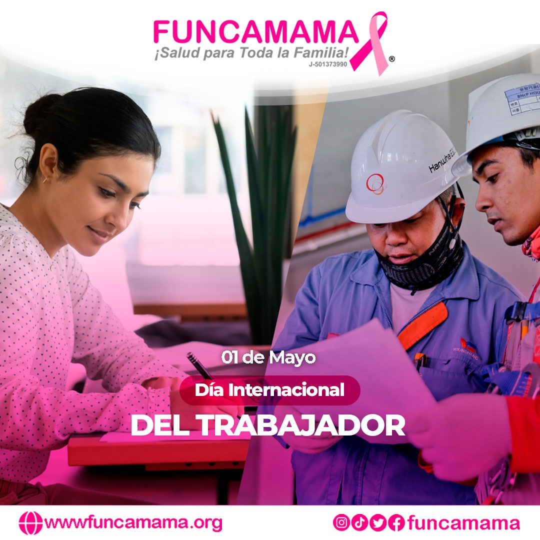 FUNCAMAMA's tweet photo. Cada #01Mayo se conmemora el #DiaDelTrabajador para honrar al movimiento obrero y la fuerza laboral como factores fundamentales en el desarrollo económico-social de cada país. 
Nuestro reconocimiento especial al equipo de trabajo de #Funcamama💕 
¡Feliz Día de los Trabajadores! https://t.co/54toOv2cvO
