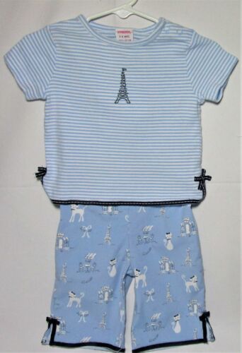 #CircularFashion Infant's Two-Piece Outfit ~ Blue and White Striped Short Sleeved Pullover Shirt with Eiffel Tower + Blue Shorts with Parisian Cats ebay.com/itm/1957278399… Gymboree Bon Voyage Paris Line Boy's Size 3-6 Months #EcoFashion #kidcore #vintagekids Marbrasw #eBay
