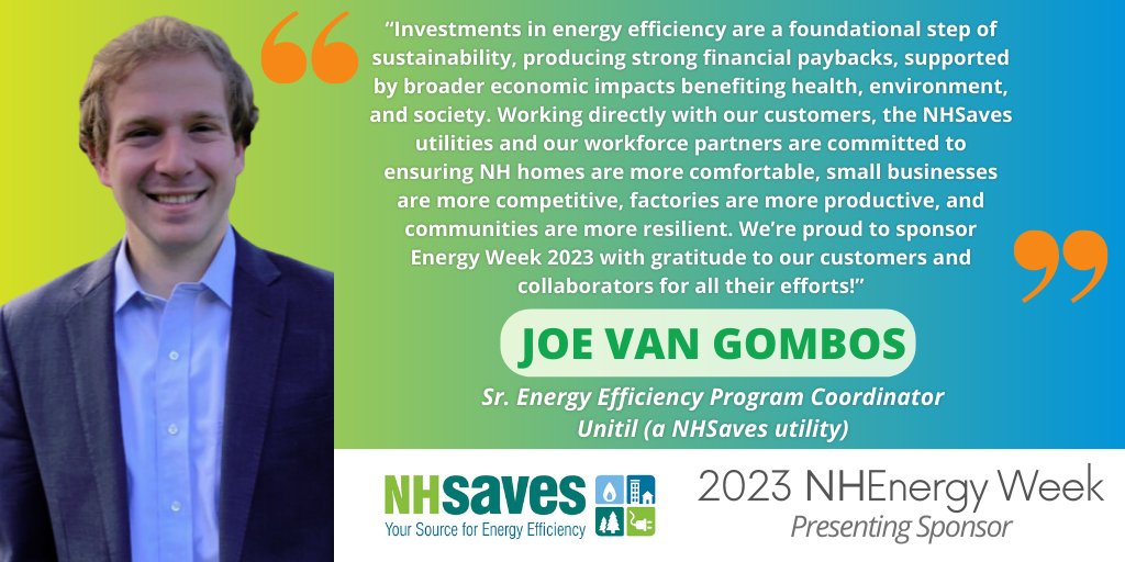 We couldn't have said it better, @NHSaves!

Thank you for your support of this year's week-long event series, the 6th annual #NHEnergyWeek. 

@LibertyUtil_NH @Unitil @NHEC_MEMBERNEWS @EversourceNH 

#NHEW2023 #energy #nhenergy