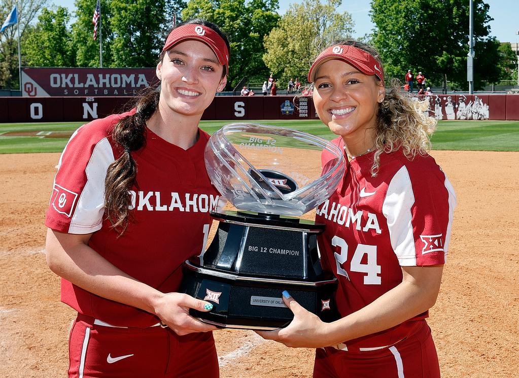 KREFsports's tweet photo. Back-to-back-to-back-back-to-back-to-back-to-back-to-back-to-back-to-back-to-back Big 12 champs.

📸- “@OU_Softball https://t.co/NhQg5TQPlD
