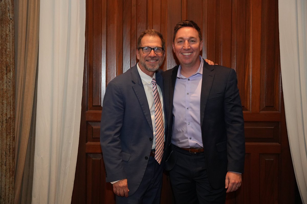 EM_Awards's tweet photo. The 2023 EM Distinguished Alumni Award goes to Chad Collard!🪩🥂🎩

Chad is the director of business development for IMG Arts &amp; Entertainment. He joined this division upon its launch and is one of the very few leaders to contribute to every event.

Congrats, Chad!✨ https://t.co/i92yeZ3p2w