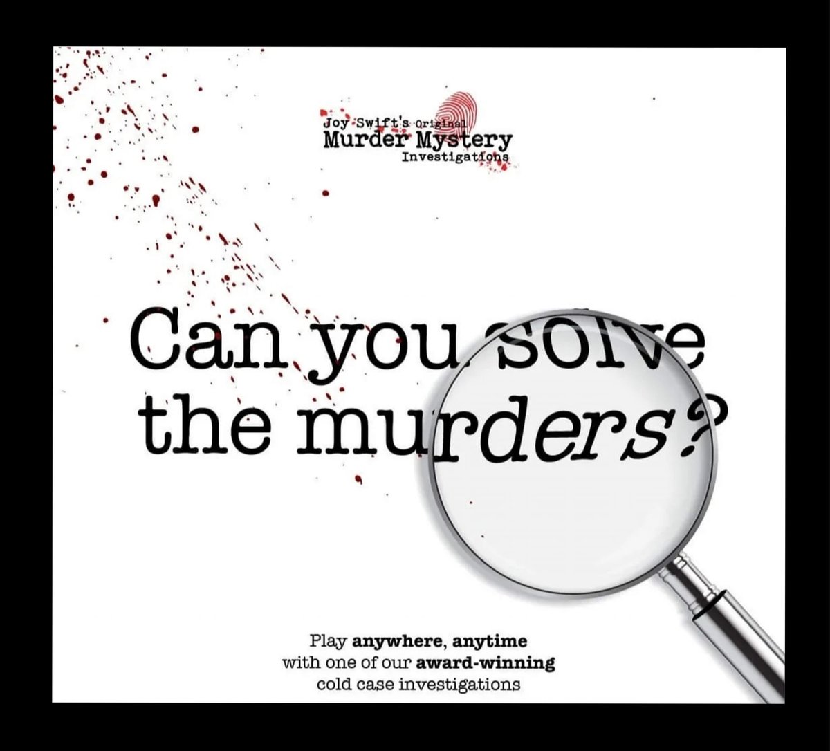 JoyMurderWkds's tweet photo. https://t.co/FJVWN25QqP

Our plots written by UK's most prolific crime writer, Joy Swift MBE.
Solve the ColdCases at your own pace.
Play on your PC, no other equipment needed.
Play the 1st chapter for free OR solve the whole case for only £14.99.
No monthly subscriptions. https://t.co/wDFHbbv8AY