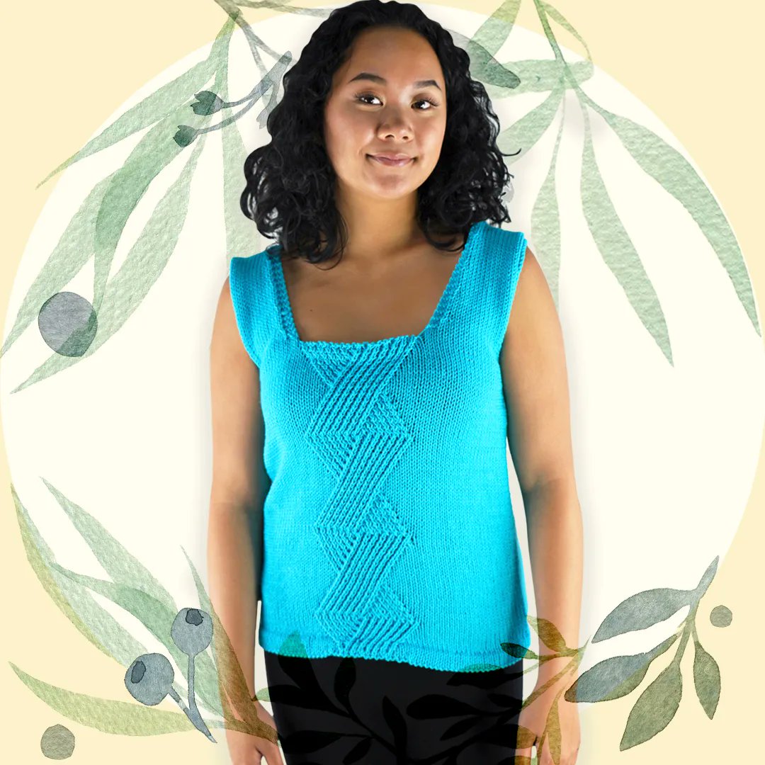 CascadeYarns's tweet photo. Crossroads Shell in Noble Cotton
by Cheryl Beckerich
This free pattern is available on our Cascade Yarns website
https://t.co/R3Hc0qqunn 
#CascadeYarns #CascadeFreePatterns #FreePattern #NobleCotton #KnitTop #fashion #ootd https://t.co/FJmkbTzrS3