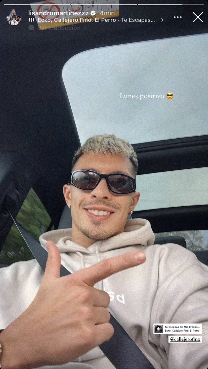 ManUdArg's tweet photo. Lunes positivo 😎 https://t.co/aZQMAMpkUw