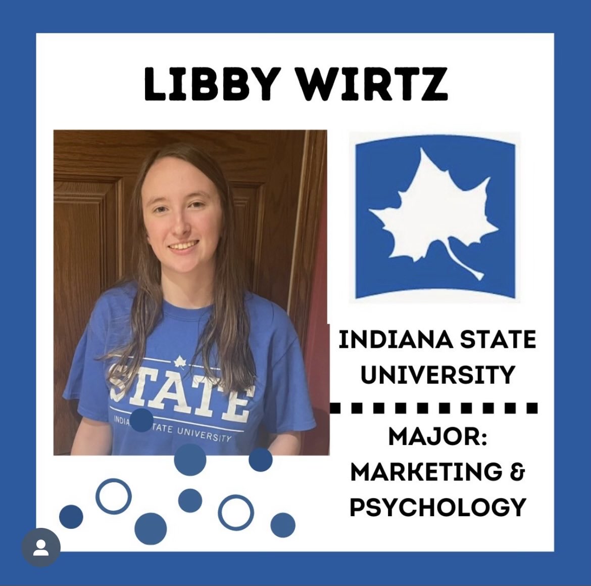 It’s official After several great university offers with merit money and scholarship offers, Libby chose Indy St! With all the mentorship/internships from day 1, she couldn’t pass up this opportunity! Go get it Libby, we are so incredibly proud of you! Go Sycamores!