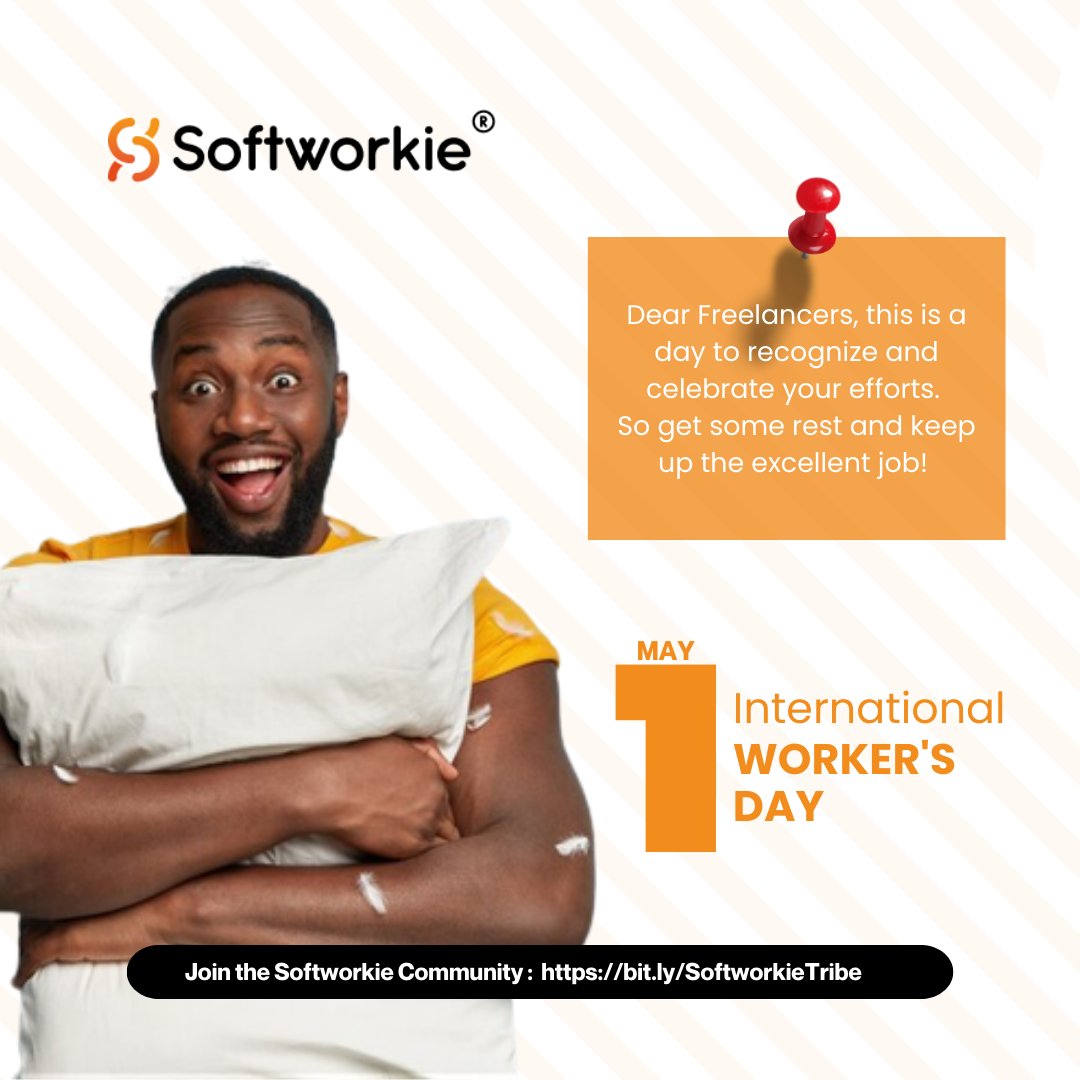 Softworkie's tweet photo. Happy New Month and Happy Workers day! 🥳

I hope this upcoming month brings you much joy and love, and we wish that every day of this new month brings you many reasons to smile and celebrate! 🙂

Enjoy your holiday !! https://t.co/95nSauVVxi