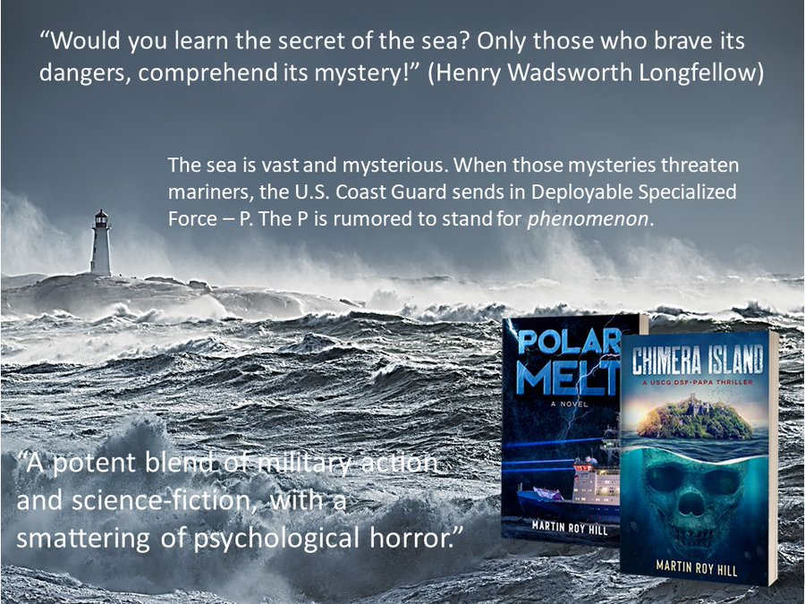 Would you learn the secret of the sea?  

POLAR MELT  

CHIMERA ISLAND  amazon.com/gp/product/B09……

#kindleunlimitedbooks #scifi #horror #seastories