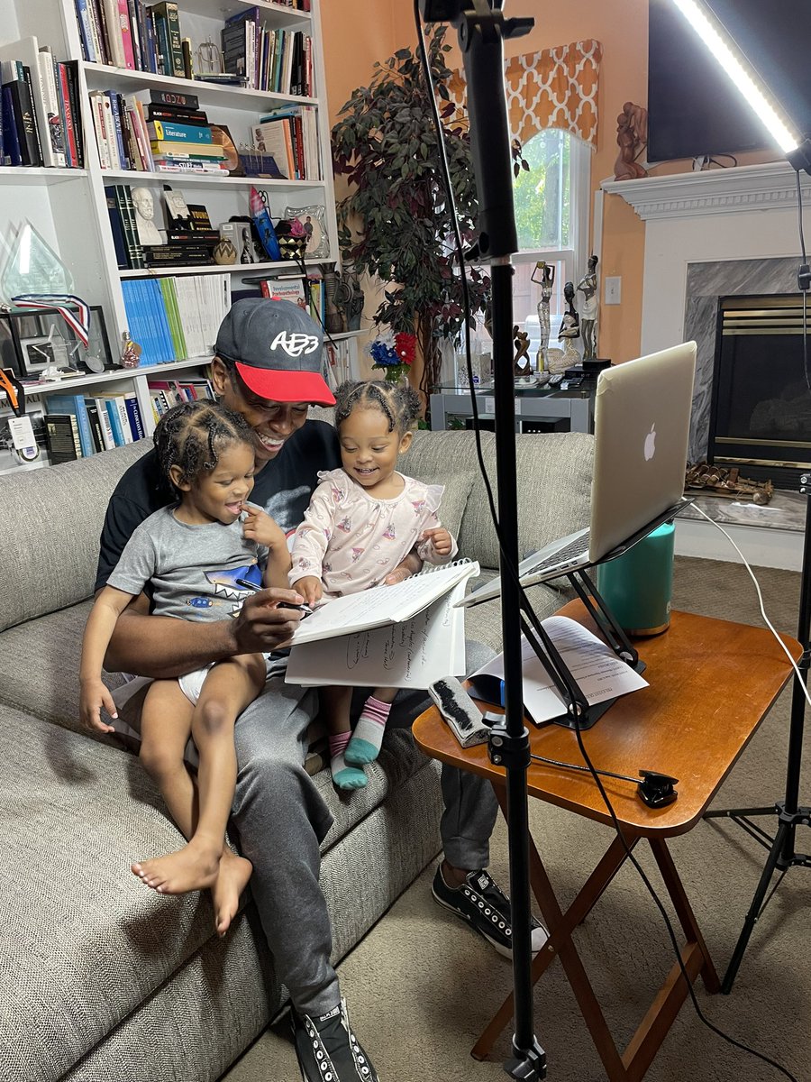 docspeaks's tweet photo. 🌞#riseshinegivegodtheglory 🙌 &amp; Jumpin into #conferencecalls Monday @rcumsu @MissDeptEd #MSTransitions2023 with my #grandkiddos @_themoorekids #DocSpeaks 🎤 #lovelightandinsight 🫶🏾 https://t.co/cR51neT5JS