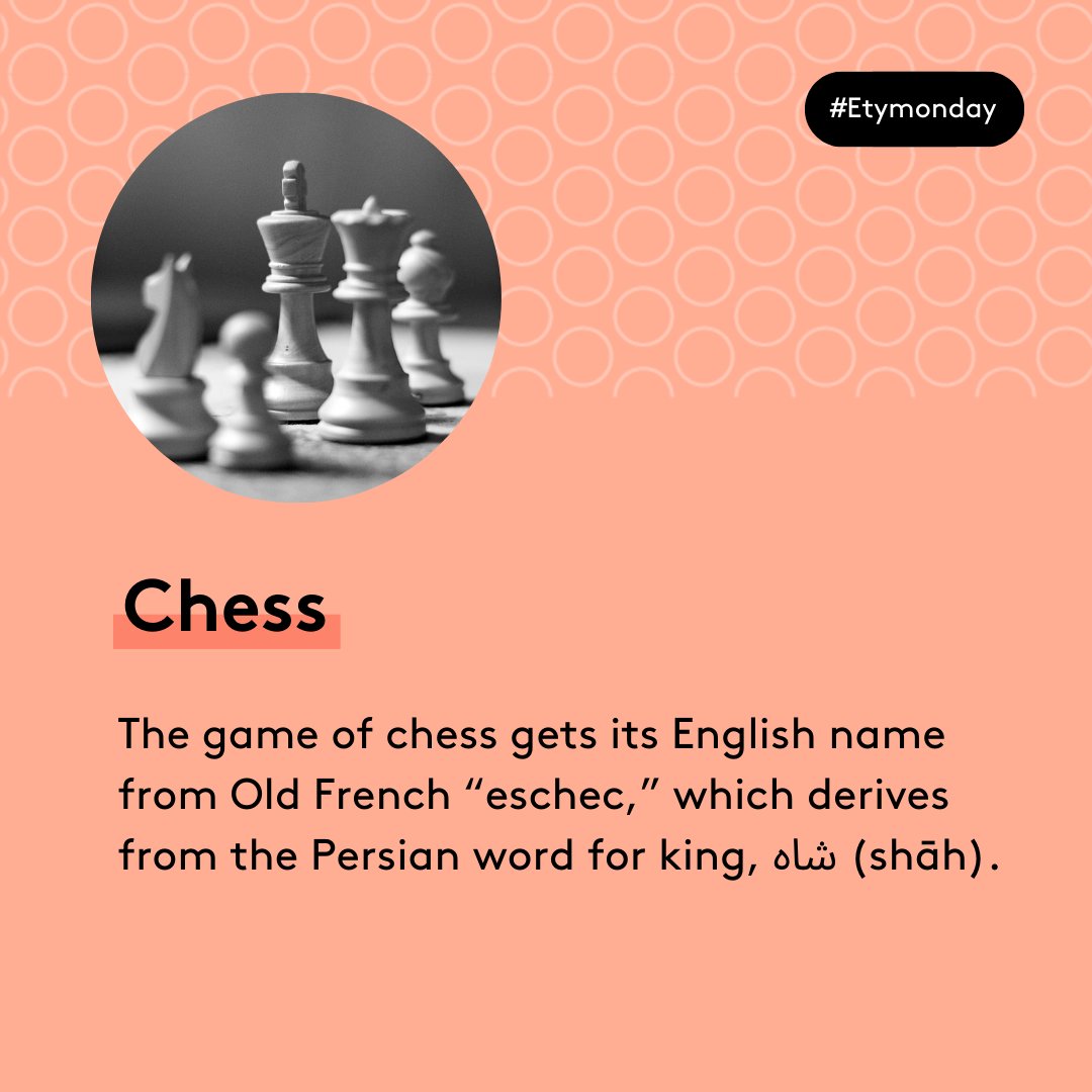 Planet Word Museum on X: What do “checkmate,” “stalemate,” and “check,  please” all have in common? Believe it or not, they all come from chess!  Originally based on the Indian game chaturanga (“