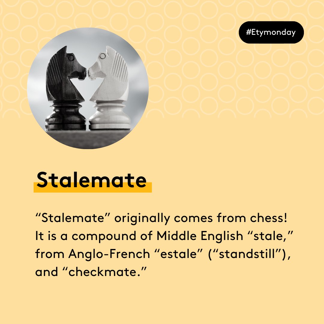 Planet Word Museum on X: What do “checkmate,” “stalemate,” and “check,  please” all have in common? Believe it or not, they all come from chess!  Originally based on the Indian game chaturanga (“