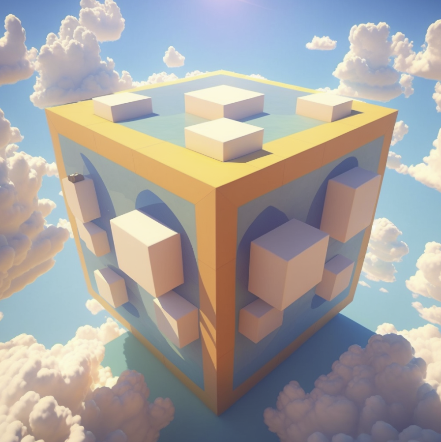 richiesplank's tweet image. When you try to use #AI to make a skybox. #gamedev #texttogame