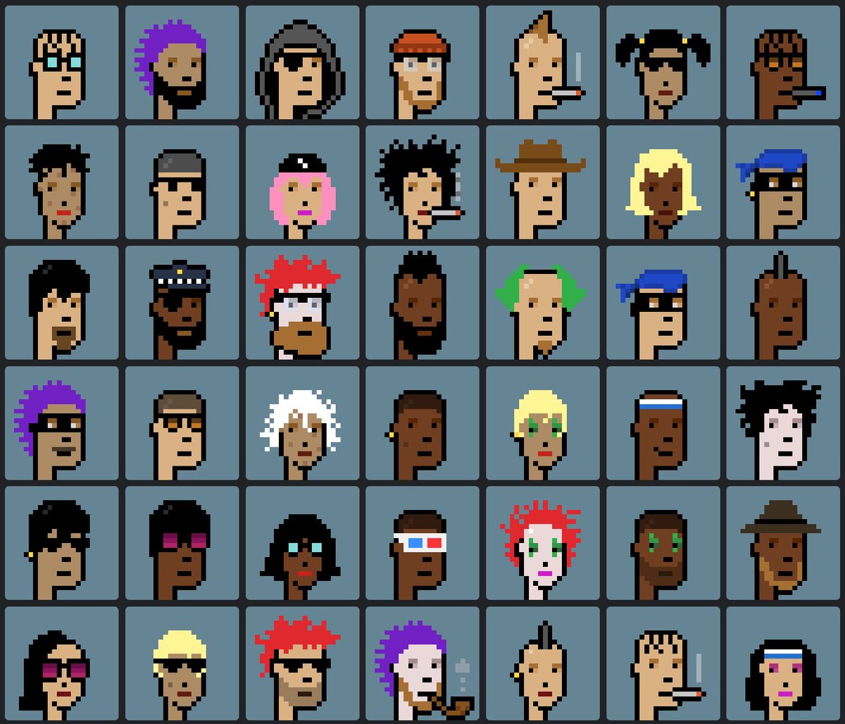 PunksOnChain's tweet image. gm on-chain punks ⛓️