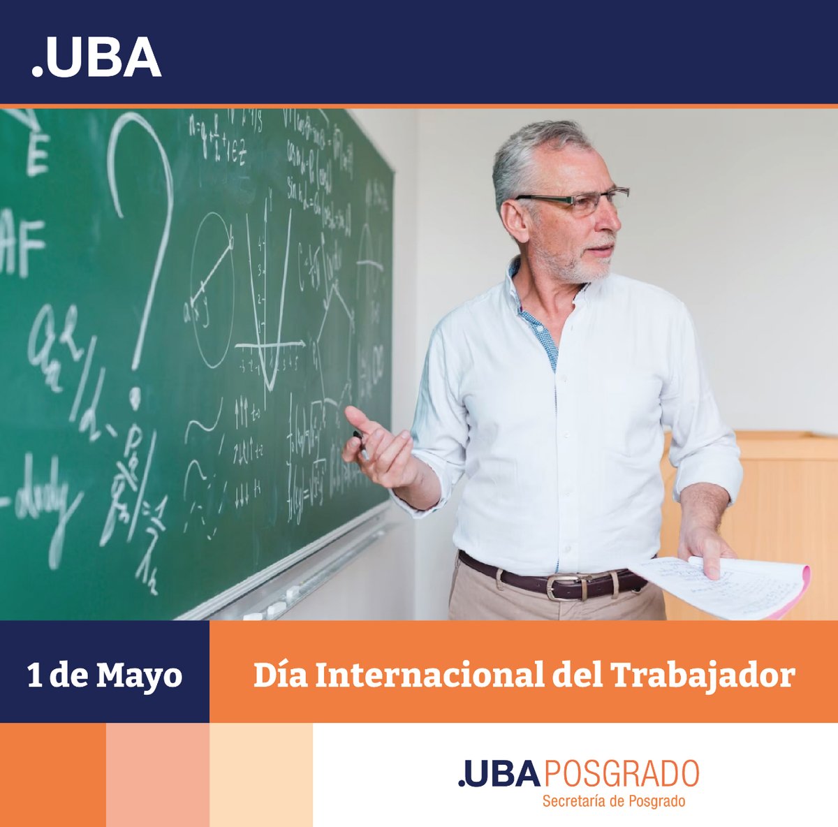 ¡Desde la Secretaria de Posgrados queremos desearles a todos y a todas un Feliz Día del Trabajador!