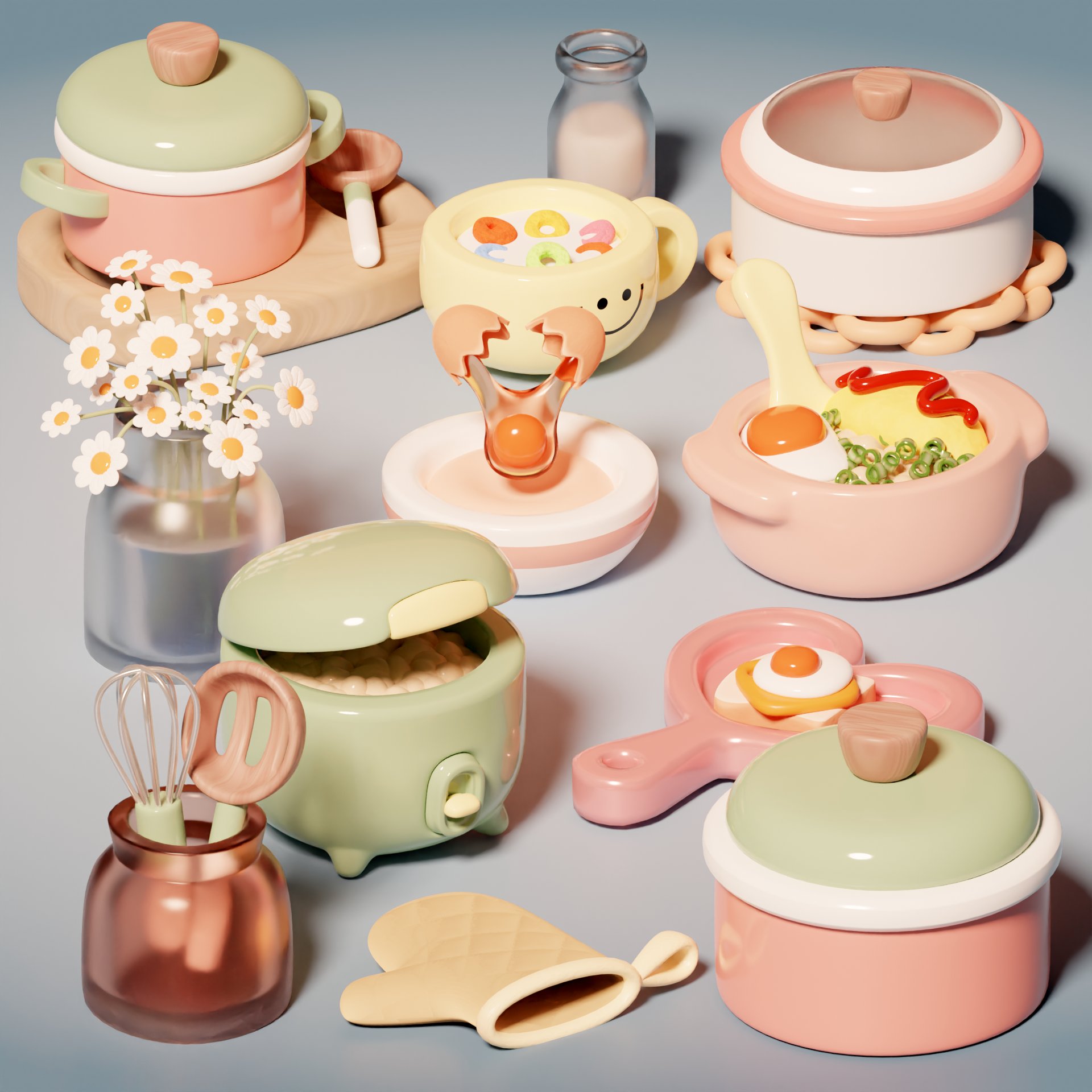 Nicole 🍄 on X: Cute kitchen tools🍳 #b3d  / X