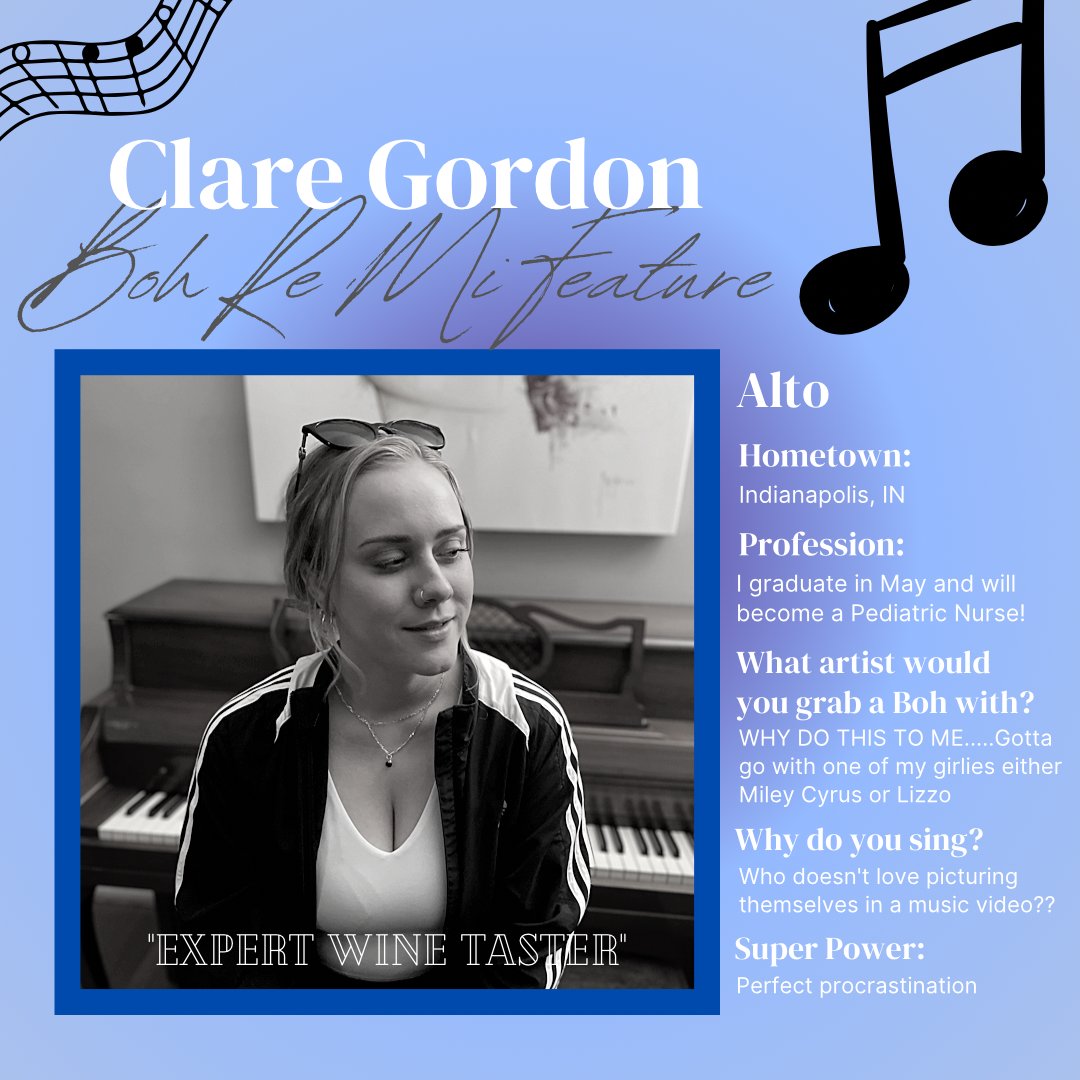 Featuring...athlete, pho-lover, true crime binger, and literal lifesaver...CLARE!

Catch the full interview here: instagram.com/p/Crq1symL-dj/…

Meet Clare and the rest of Boh Re Mi this Friday (5/5) for our album release and concert <a href="/BAR_1801/">BAR1801</a>