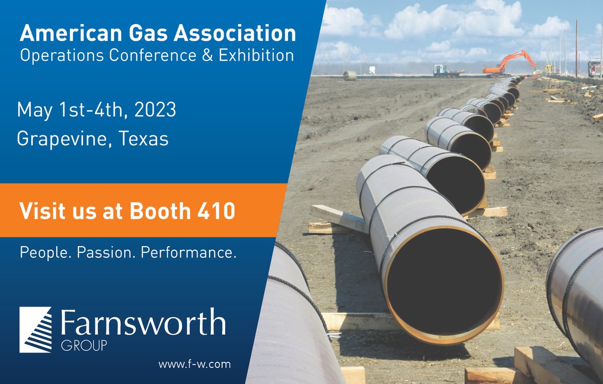 FarnsworthGrp's tweet image. Stop by and visit  with us at Booth 410 at the AGA Operations Conference &amp;amp; Exhibition in Grapevine, Texas, this week! #naturalgas #operationsconference