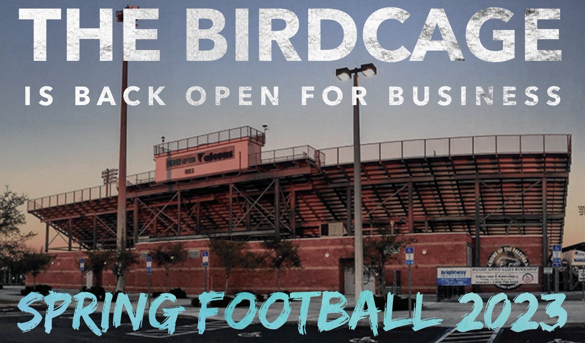 CoachBerry247's tweet photo. #WelcomeToTheBirdcage #SpringFootball #OpenForBusiness #BloodSweatTears #Spring23 https://t.co/XaeGcxBExY