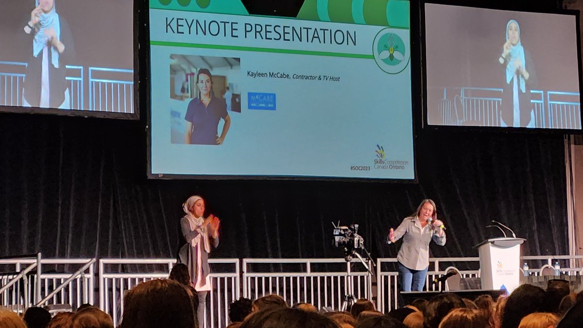 In a sea of brilliant young woman at the <a href="/skillsontario/">Skills Ontario</a> young women's conference. What a great opportunity for our young women to see themselves in the opportunities that lay ahead!
#SOC2023