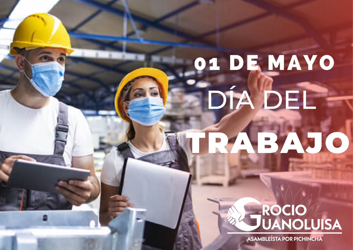 #1deMayo👨‍🏭👩‍🏭👨‍💼
#DíaDelTrabajador👨‍🌾🧑‍🔬👨‍💼

Quiero felicitar a los grandiosos hombres y mujeres que cada día luchan para ganar su sustento y el de sus seres queridos, ellos son los verdaderos héroes.

#RociAsambleísta🍊
#IzquierdaDemocrática