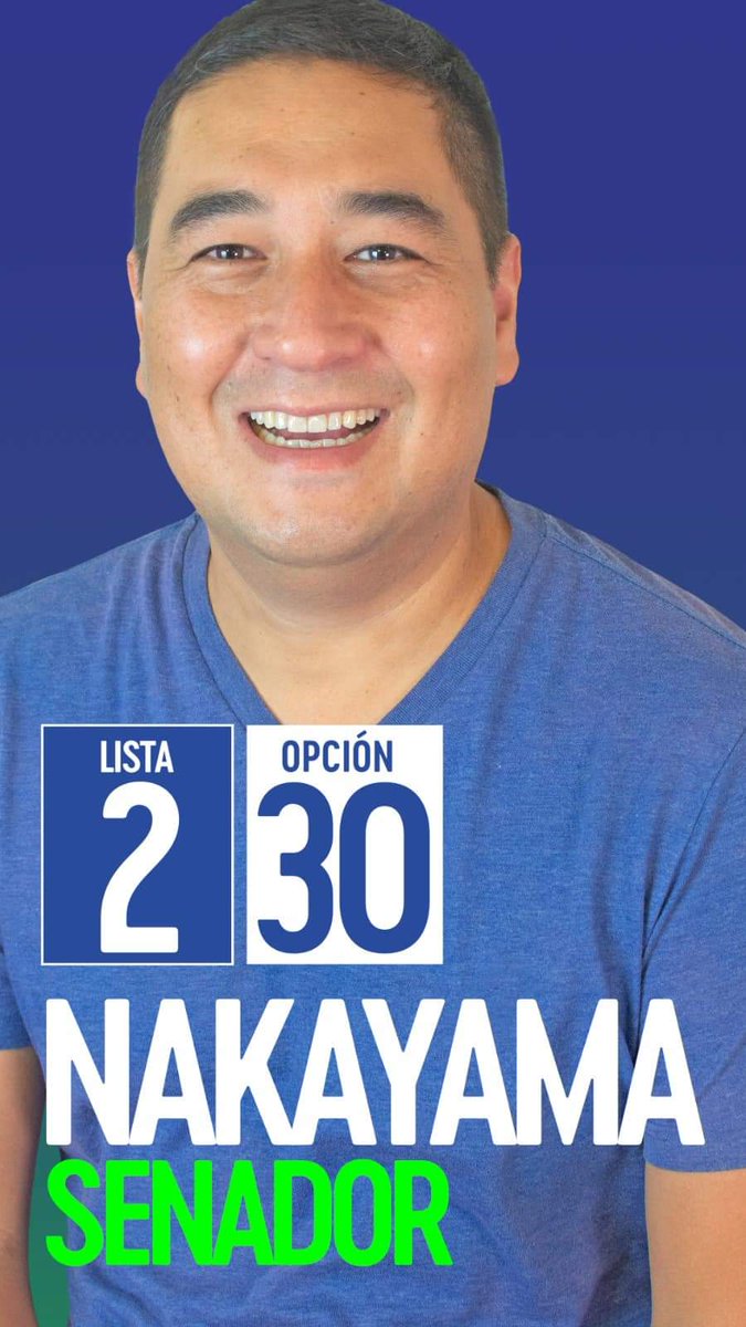 Felicidades al  líder y Senador <a href="/edu_nakayama/">Edu Nakayama</a>, serás un lujo en el Congreso Paraguayo👏👏🇵🇾🇵🇾🇵🇾