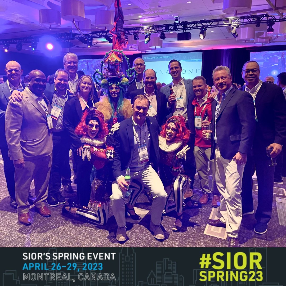 Patterson-Woods Principal and SIOR, Rich Dudek, with other SIOR members at the 2023 Spring Event in Montreal, Quebec, Canada. #sior #siorspringevent #sior2023