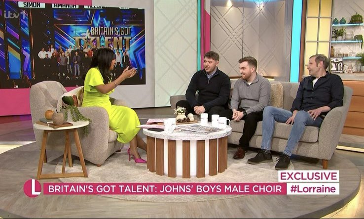 middleton_pj's tweet photo. Much excitement amongst @OswestrySchool staff and pupils today with Director of Music Mr Phillips appearing on the #lorraine show following his choirโs star turn on Saturday eveningโs @BGT #BritainsGotTalent. Weโll all be queuing up for autographs when heโs back in school! ๐คฉ https://t.co/LmqTpipaQW