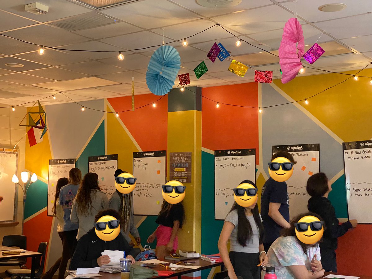 MsPMathClassWC's tweet image. Last week we did a review where students prioritized problems to go over! Orange sticky was high priority, blue sticky was medium priority and green sticky was low priority. @AshleyPTaplin @silvaericab @Wipebook #strategicreview #mathonamission #matheducation