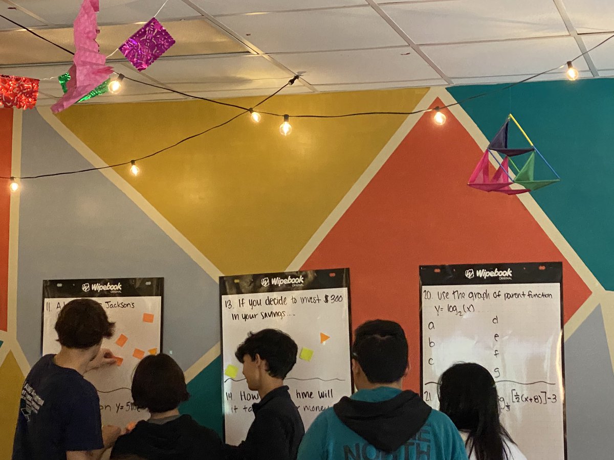 MsPMathClassWC's tweet image. Last week we did a review where students prioritized problems to go over! Orange sticky was high priority, blue sticky was medium priority and green sticky was low priority. @AshleyPTaplin @silvaericab @Wipebook #strategicreview #mathonamission #matheducation