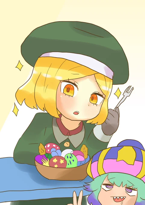 #1日1バニヤン #FGO ロクスタちゃんにおいしいキノコを貰うバニヤン
