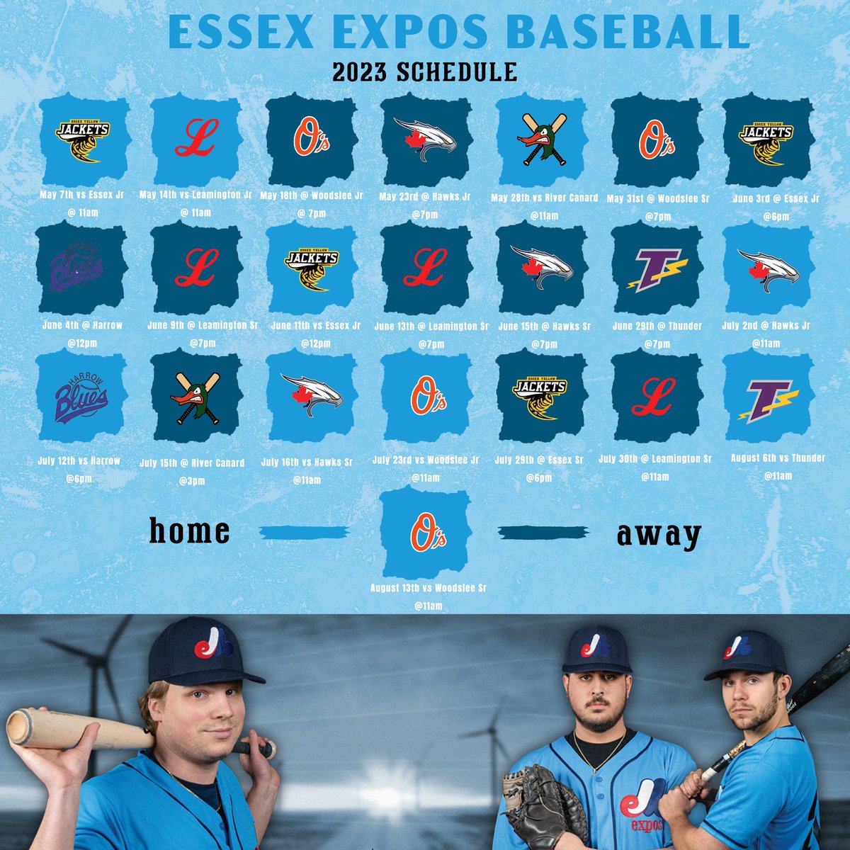 We play baseball THIS weekend! With Opening Day scheduled for this Sunday, please enjoy this schedule to keep up with your boys.