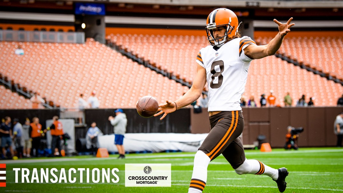 Browns's tweet photo. We have signed P Joseph Charlton.

📰 » https://t.co/N65FewW6ac https://t.co/96XfZ29ooN