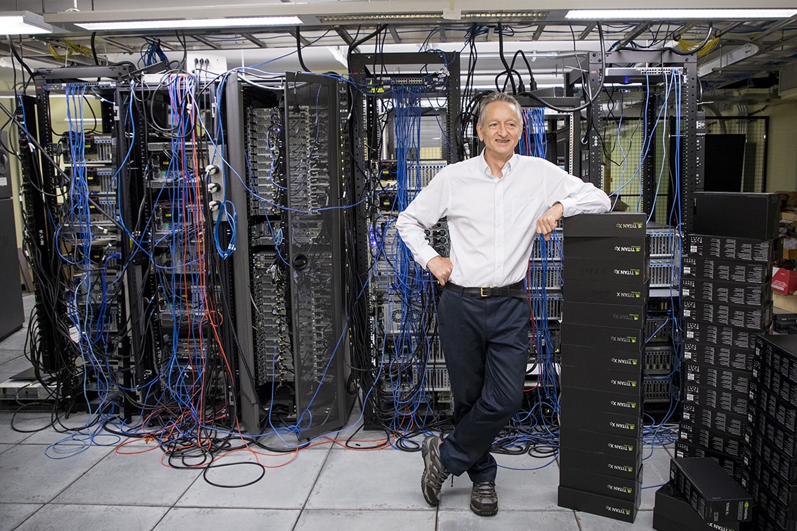 MIT_CSAIL's tweet image. Geoffrey Hinton, the "Godfather of AI," exits Google: bit.ly/3AKiIU2