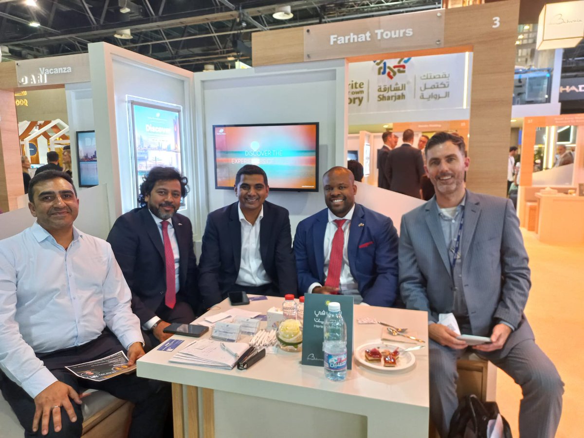 FarhatTours's tweet photo. A glimpse of Day 1 at Arabian Travel Market (ATM) Dubai 2023 
.
#atmdubai2023 #dubai #ME2110 #atmdubai2023 #travelgoals #travel #tourism #atmdubai #arabiantravelmarket2023 #arabiantravelmarket #travelagentbahrain #kingdomofbahrain #farhattours  #travelindustry #dmcinbahrain https://t.co/VQbmNVNO4u