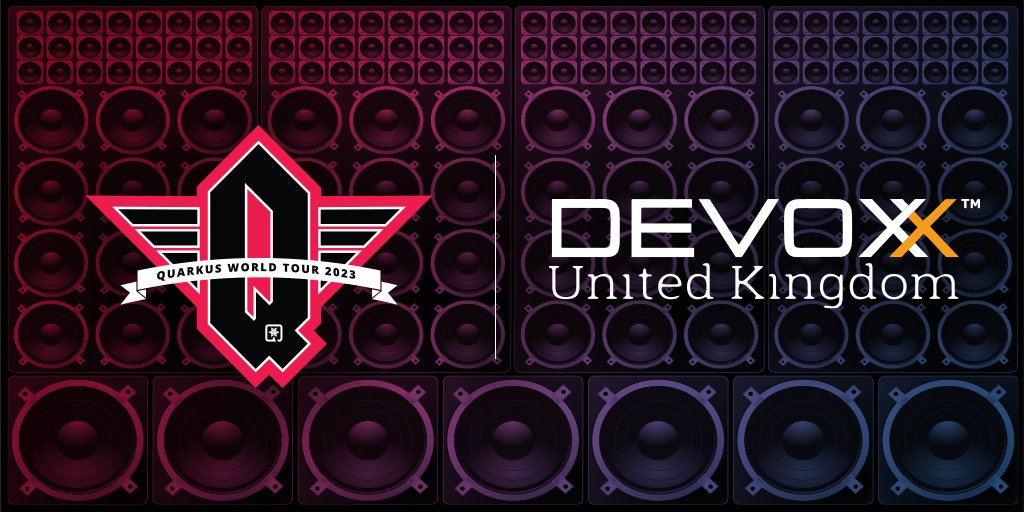 QuarkusIO's tweet image. The Quarkus World Tour is coming to London.
Join us for great Quarkus sessions and after party at Devoxx UK.
github.com/quarkusio/quar…
#quarkusworldtour #kubernetesnativejava #devoxxuk