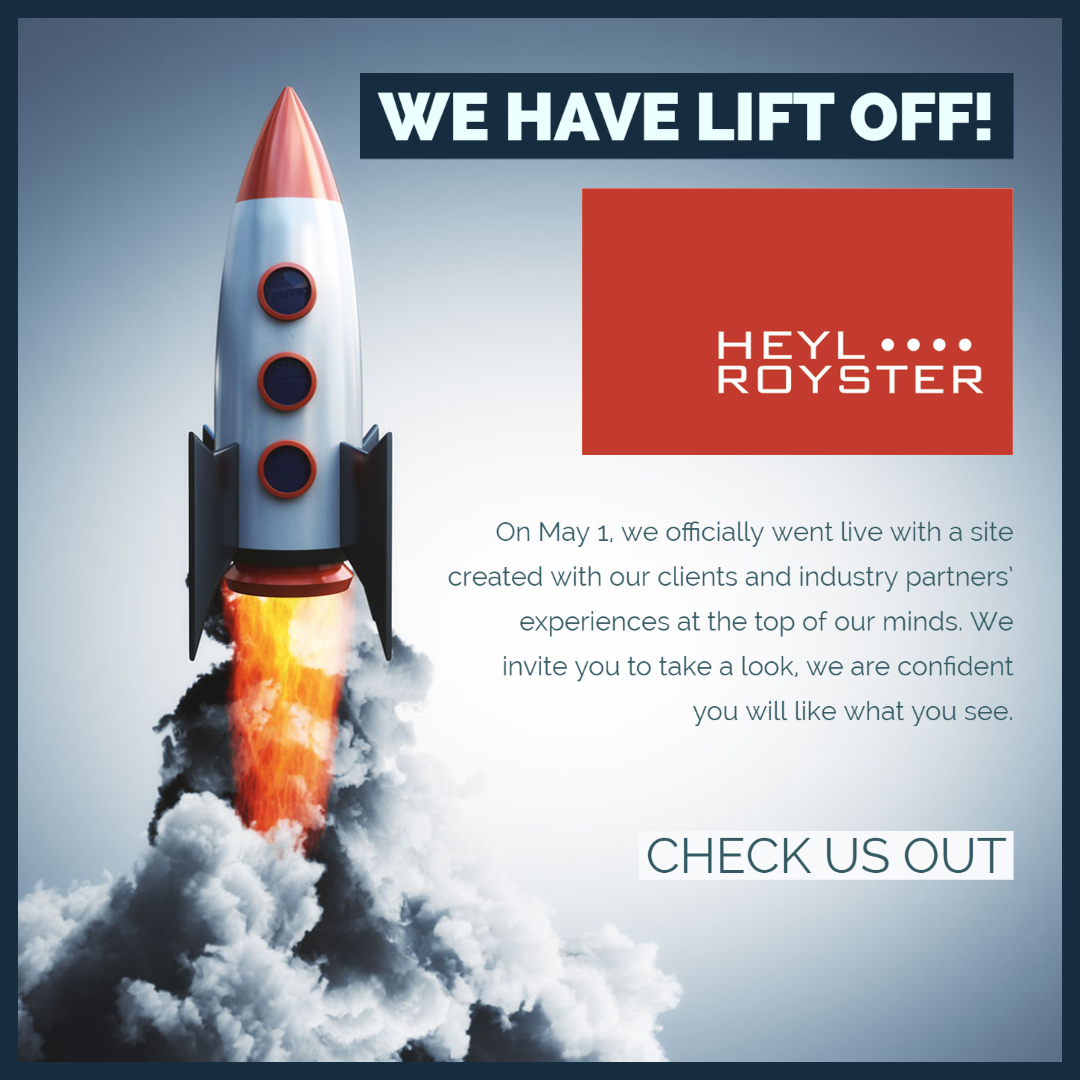 HeylRoyster's tweet photo. On May 1, we officially went live with a site created with our clients and industry partners’ experiences at the top of our minds. We invite you to take a look, we are confident you will like what you see. Check us out! https://t.co/49d53L93T2 https://t.co/o1sZ3bE9y7