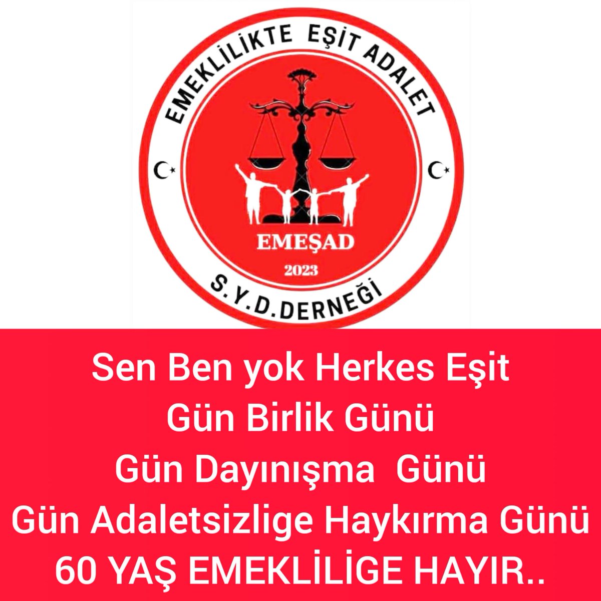 Hakank19749943's tweet photo. @tarhin80 @EmadDernegi @EEAsydd41 @AdaletDer2479 Sadece kendimiz değil kardeşlerimiz ve çocuklarımız için de ADALET
#1MayısEmekçiBayramı #BayKemal2000leresözver
@cumhuriktidari
@MLLETTTFAKIyla1
@FOXhaber
@eceuner12      @kilictarogluk https://t.co/L3ZMuNxBWW