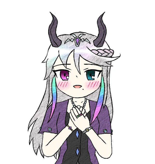 「あの人にまた、会えたらいいな・・・」 #華胥の京より愛を込めて #絵描きゅーばん