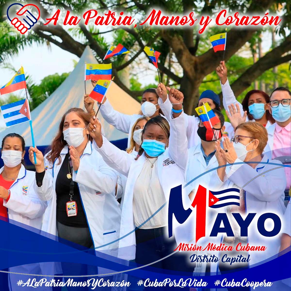 Los colaboradores cubanos están guiados por grandes sentimientos de amor, cada cooperante es una muestra.

#1Mayo🤎
#CubaPorLaVida 🤎 
 #ALaPatriaManosYCorazón🤎