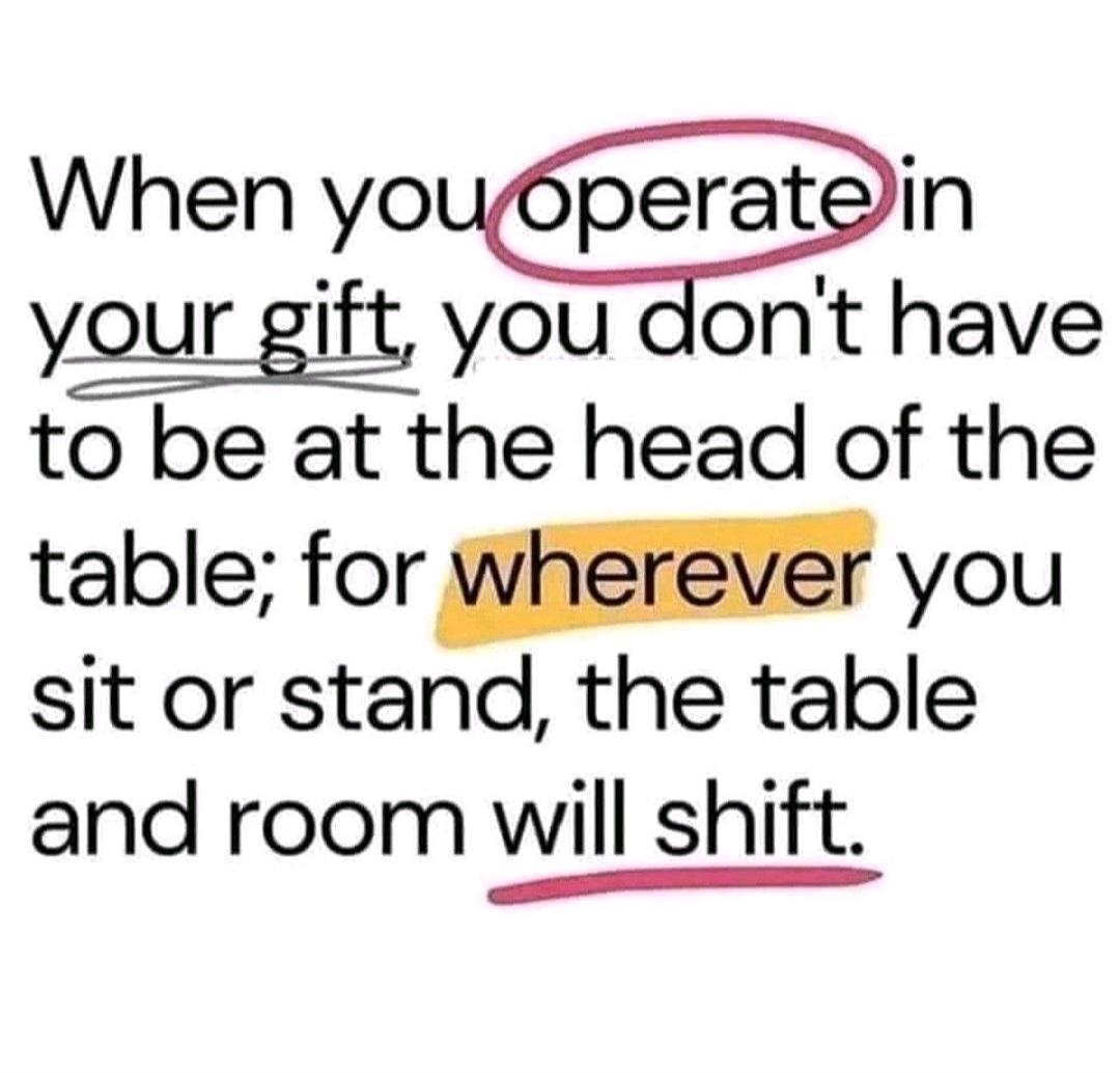 dr_hughpetty's tweet photo. I am never in competition with you. What God has for me is for me, and my gifts make room for me. https://t.co/76mTSSnlA3