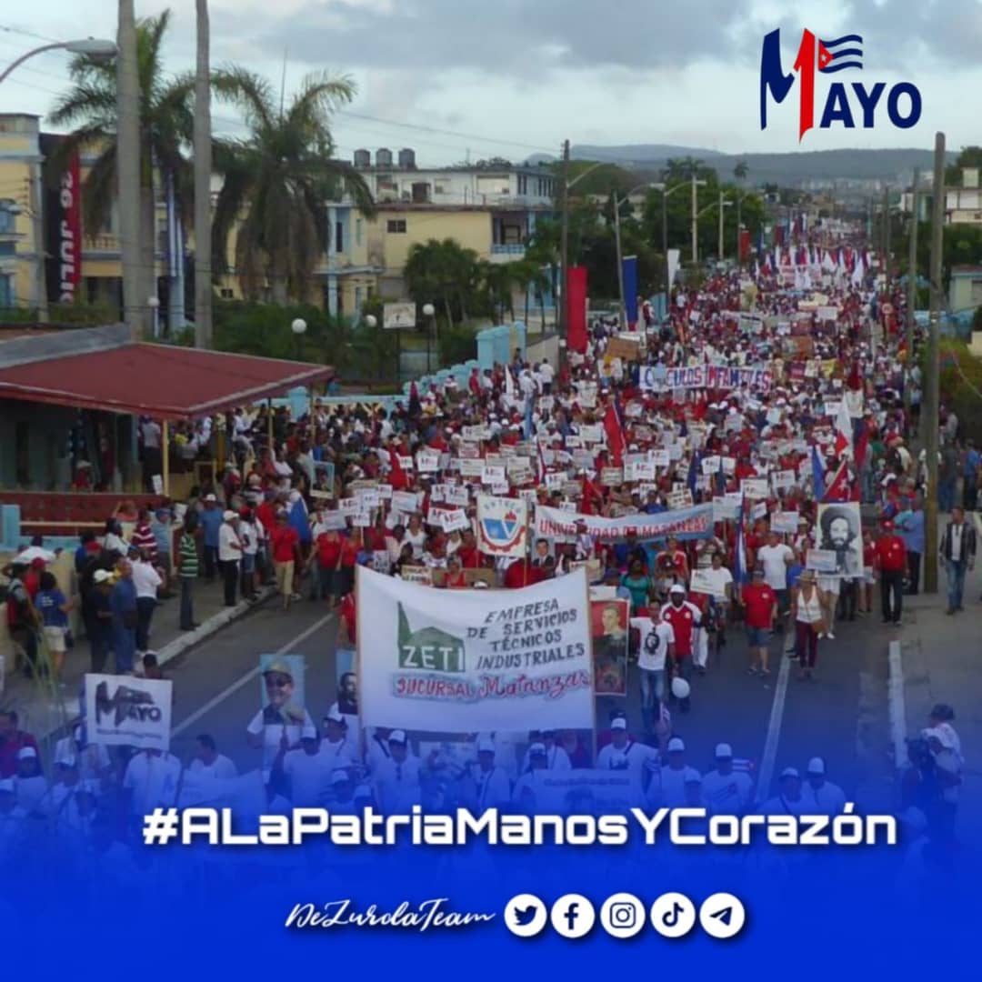 Primero de Mayo, fiesta de los trabajadores, podemos proclamar con 
orgullo: ¡Nuestro país tiene este pueblo, y este pueblo es lo más admirable 
que la Revolución tiene! 

#CubaPorLaVida #1Mayo #ALaPatriaManosYCorazón ⚡⚡

<a href="/cubacooperaven/">Brigada Médica Cubana en Venezuela</a>
 <a href="/MINSAPCuba/">Ministerio de Salud Pública de Cuba</a> <a href="/japortalmiranda/">José Angel Portal Miranda</a> ⚡⚡