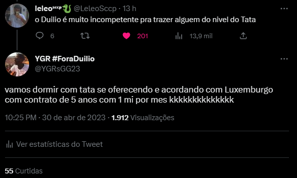 YGRsGG23's tweet image. Seria eu um vidente? ou apenas alguém que entende bem oq é essa diretoria de merda kkkkkkkk 

Arerê o Corinthians vai jogar a serie B (8

#ForaDuilio #ForaAndreNegao