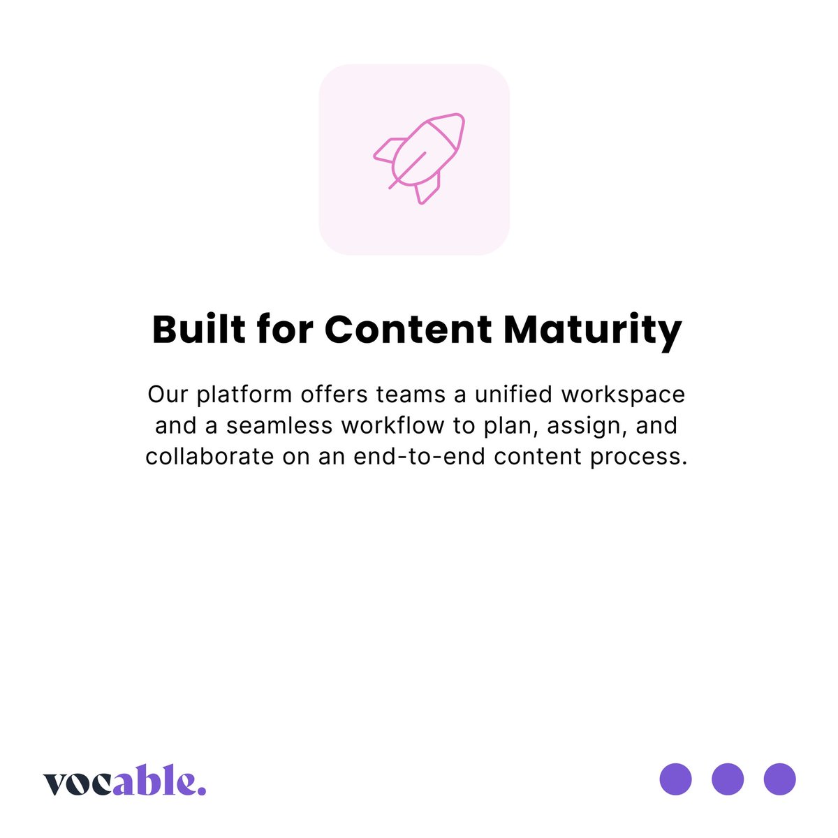 Vocable_ai's tweet photo. Built for Content Maturity #Vocable

#contentcreation #contentwriting #Digital #automation https://t.co/8vxbtOHKtp