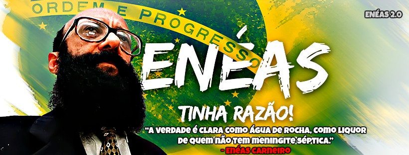 No passado fui influenciado pela #GloboLixo e chamei o Deputado Enéas de maluco.
Enéas Carneiro foi um visionário, alguém que estava além do seu tempo, um grande patriota que não mediu esforços em lutar pelo nosso Brasil.
Deixo aqui registrado minhas sinceras desculpas.