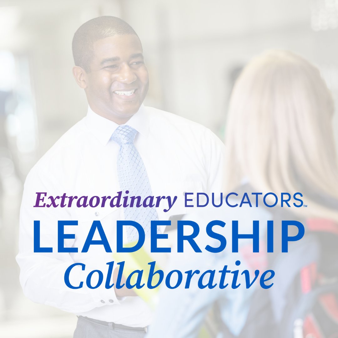 CurriculumAssoc's tweet photo. We're thrilled to share a new extension of our Extraordinary Educators program with you: The Extraordinary Educators Leadership Collaborative, a development program for leaders who are in their first three years of being a principal.

Learn more and apply: https://t.co/hMygTAH36r https://t.co/TYnmO66IPo
