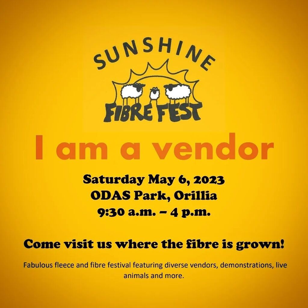 dragonstrings's tweet photo. Come visit us @sunshinefibrefest this weekend! Saturday May 6th we are heading out to Orillia for the first show of the season! They have snax, animals, and of course we're loading up YARN! We are also bringing lots of new goodies into the booth too. We finally have scissors… https://t.co/V3VlTAkVKL