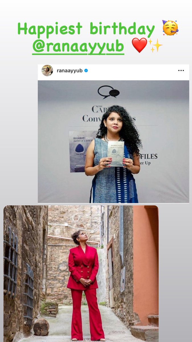 imsaudkhan1's tweet photo. Happiest birthday 🥳 @RanaAyyub ❤️✨ https://t.co/t3OsOXju5Q
